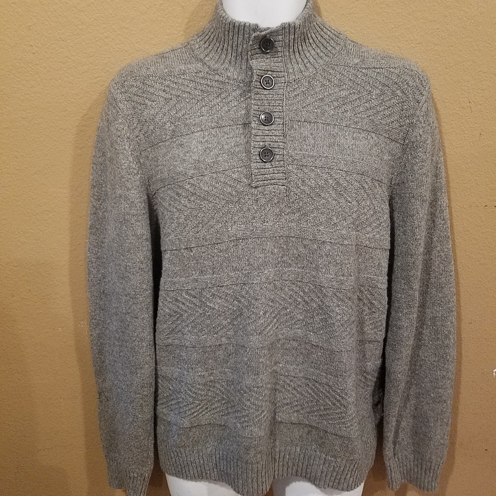Marc Anthony Pullover Half Button Pullover Sweater - image 1